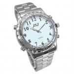 Orologio parlante cinturino metallo