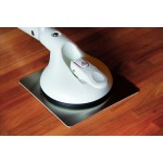 Coppia piastre adesive in acciaio inox