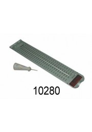 Tavoletta braille 4X28 in alluminio