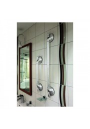 Maniglione Roth due mani lunghezza fissa 65 cm Chrom Look
