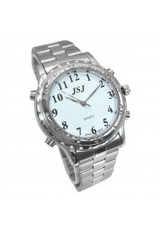 Orologio parlante cinturino metallo