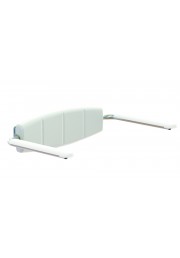 Schienale da muro con braccioli ribaltabili per sedute XL Extralight®