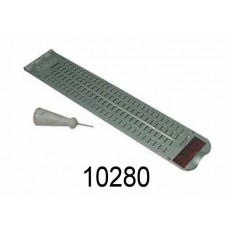 Tavoletta braille 4X28 in alluminio